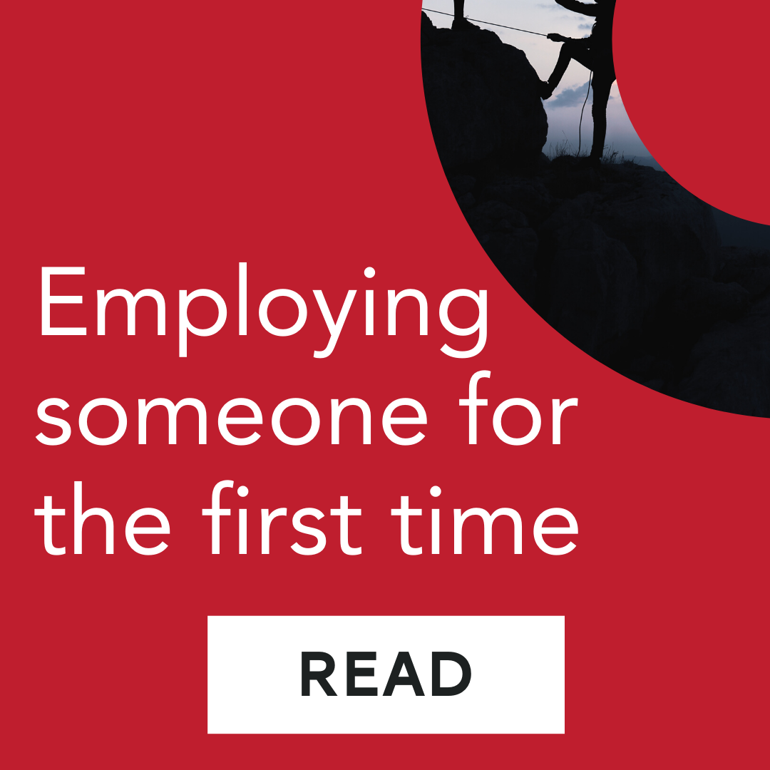 employing someone for the first time blog